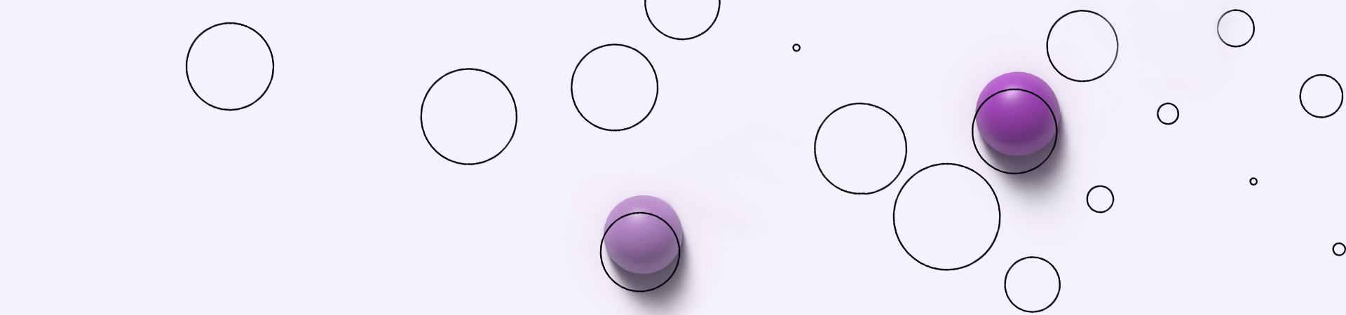 Abstract circles with strategic planning process badge