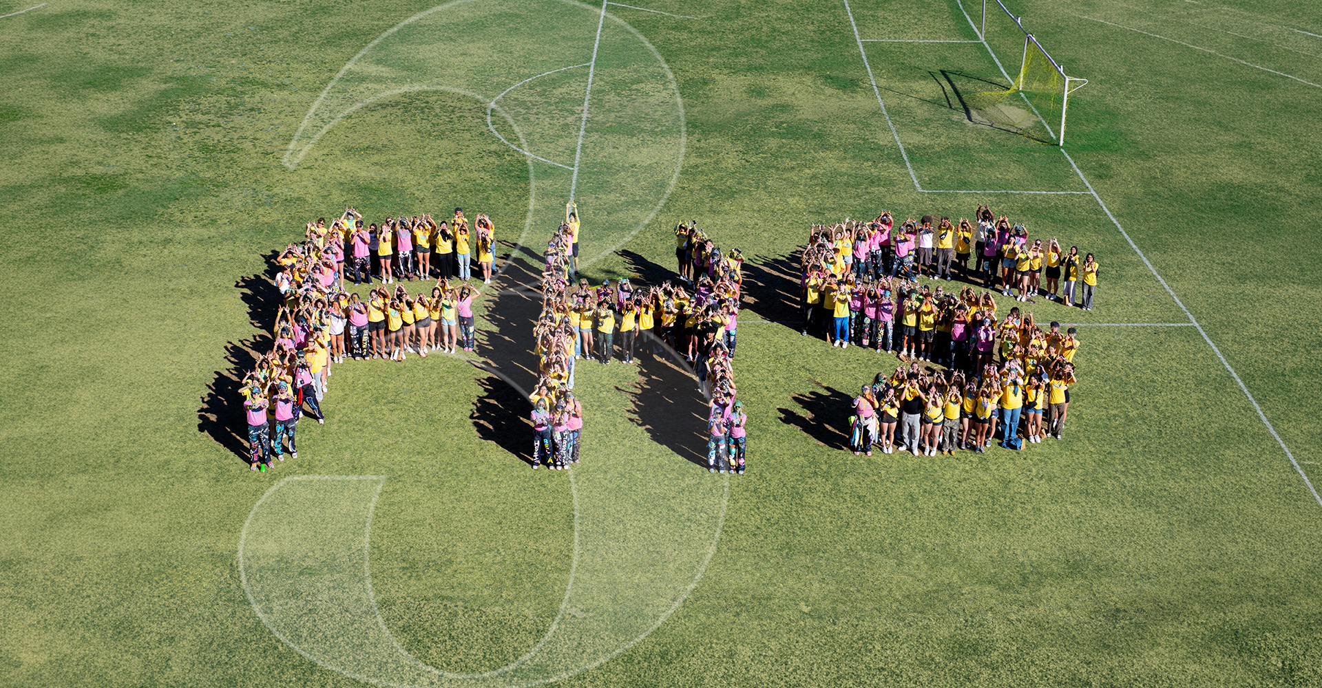 FHS students on the field