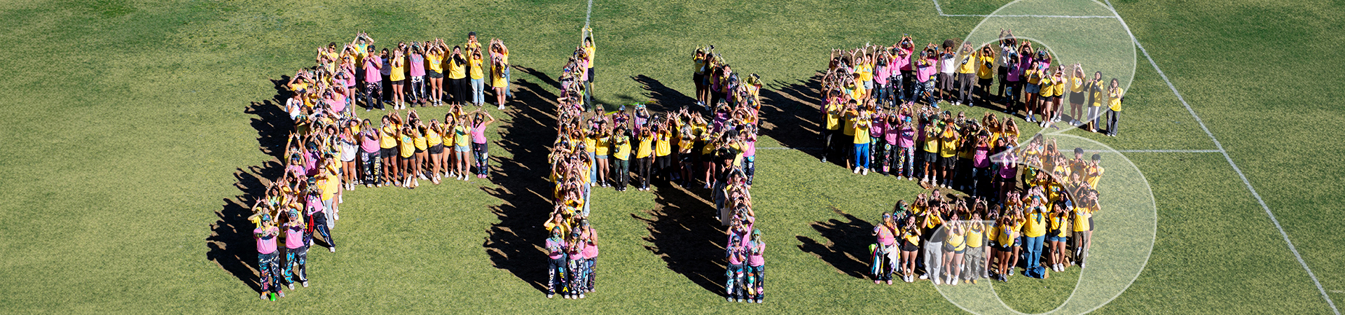 FHS students on the field