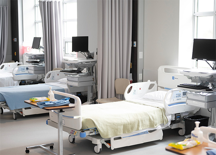 The clinical skills lab.