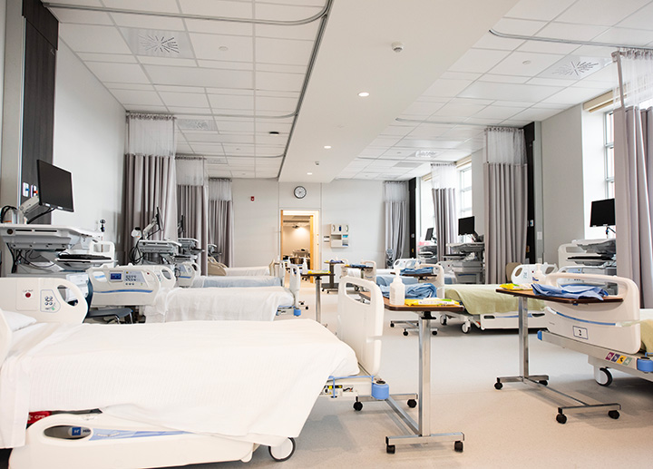 The clinical skills lab.