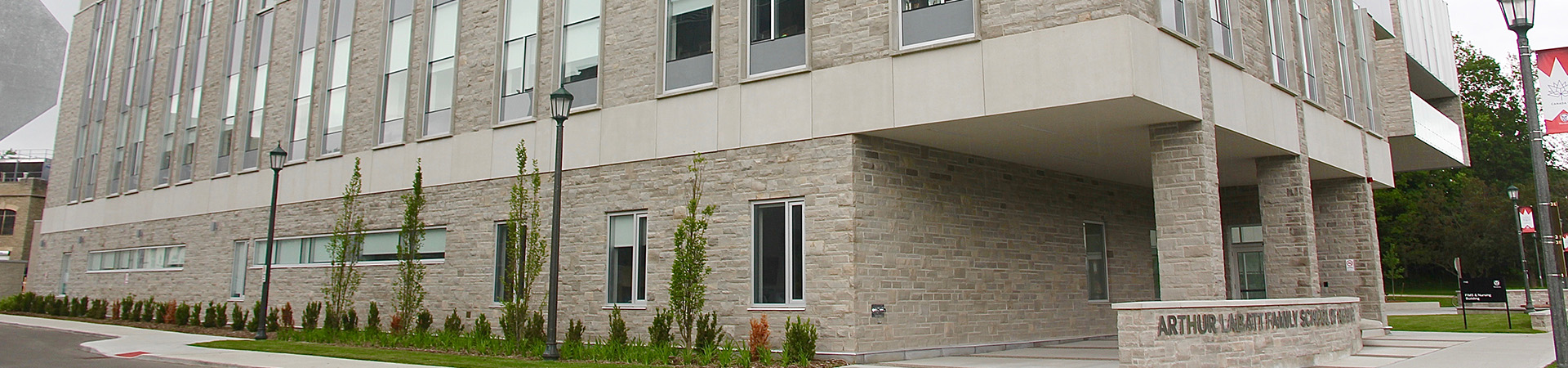Exterior view of the FIMS & Nursing Building.