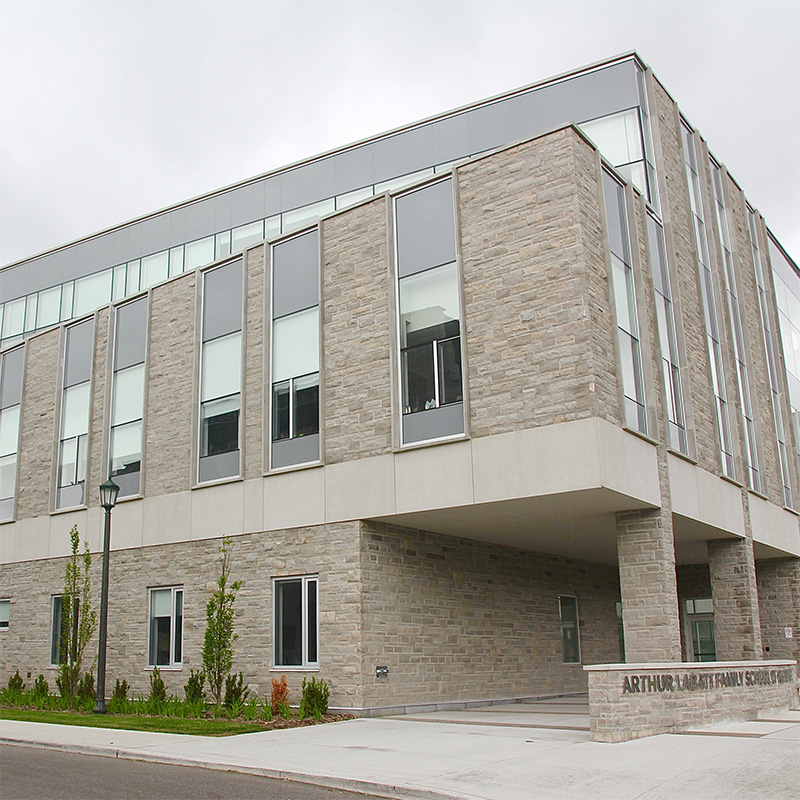 Exterior view of the FIMS & Nursing Building.