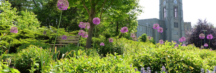 spring on campus