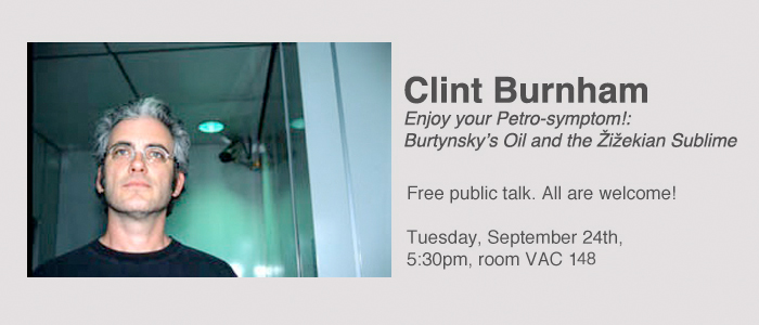 Clint Burnham - Enjoy your Petro-sympton Poster
