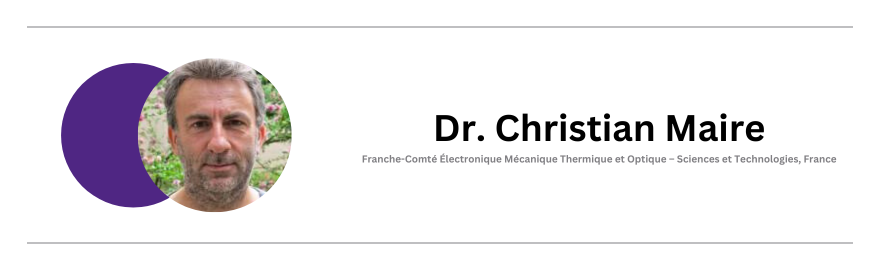 Image of Dr. Christian Maire, mathematics professor, Franche-Comté Électronique Mécanique Thermique et Optique – Sciences et Technologies, France