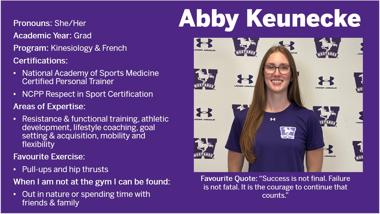 Personal Trainer Abby