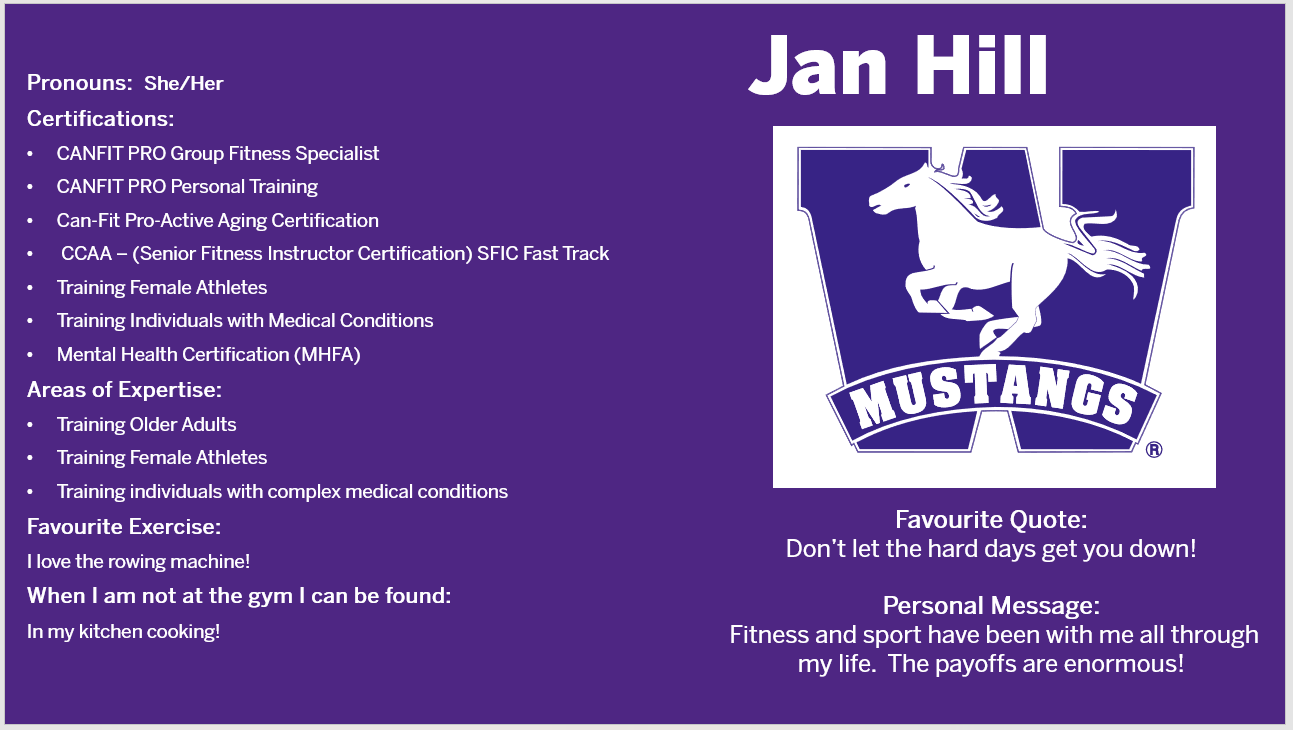 Personal trainer Jan