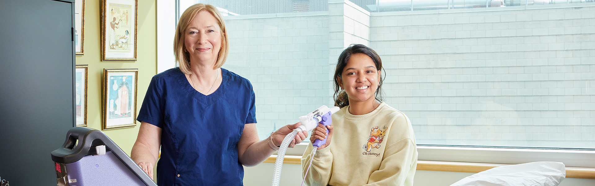 Angela Smith, a Western Award of Excellence recipient, in a clinical environment.