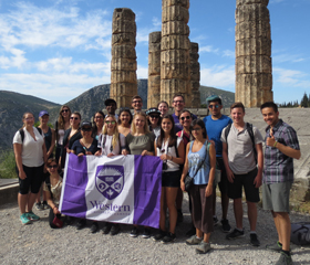 Students on Greece Study Tour