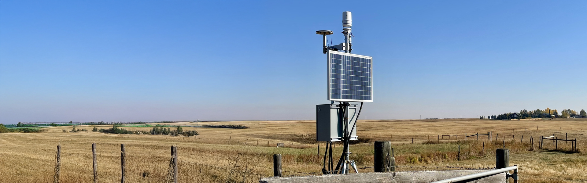 solar panel in field