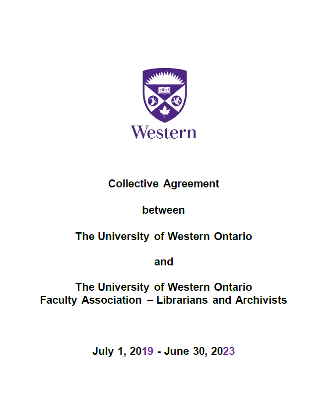 Librarians and Archivists Collective Agreement 2019-2023 (PDF)