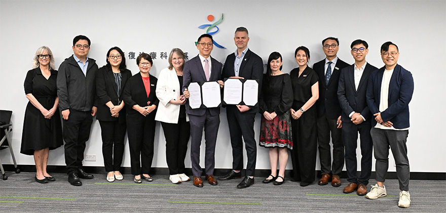 A delegation of researchers from Western’s Faculty of Health Sciences visited the Department of Rehabilitation Sciences at Hong Kong Polytechnic University in April 2026.