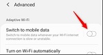 Android disable Mobile Data