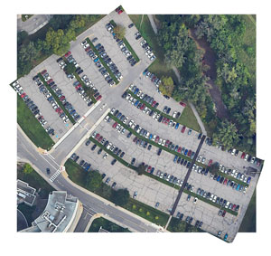 parking lot two colour icon