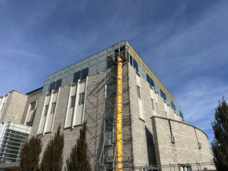 Image of the site under construction