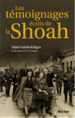 Photo of the cover of book "Les témoignages écrits de la Shoah"