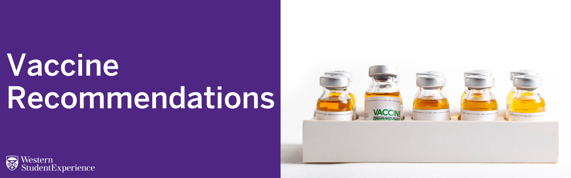 Image of vials representing vaccinations.