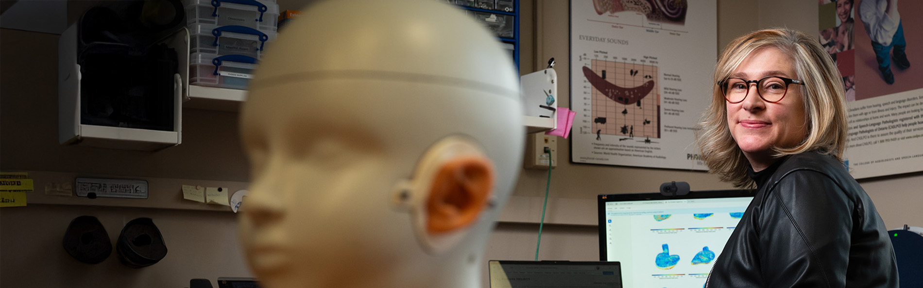 Susan Scollie at Desk