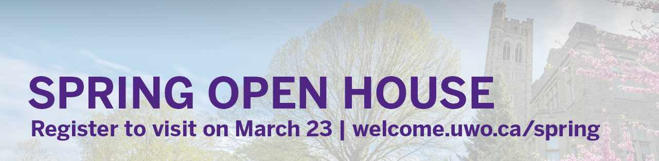 Spring Open House / Visit Western on March 23 to experience life on campus. Register today.