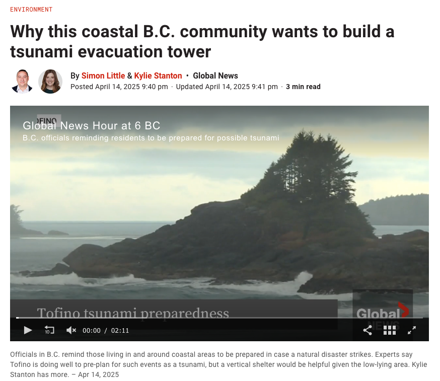 Interview on the Global News