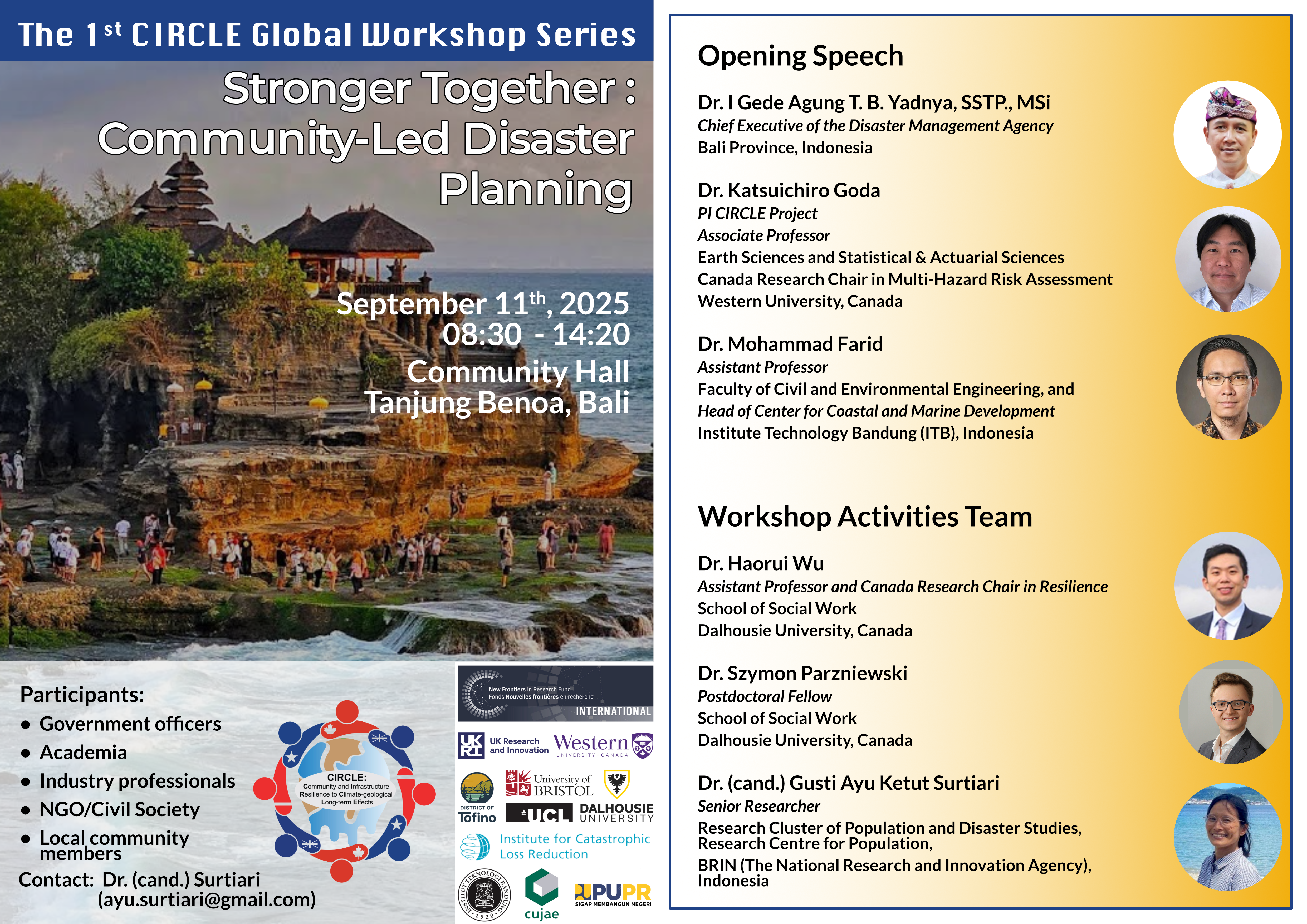 Bali Workshop Flyer