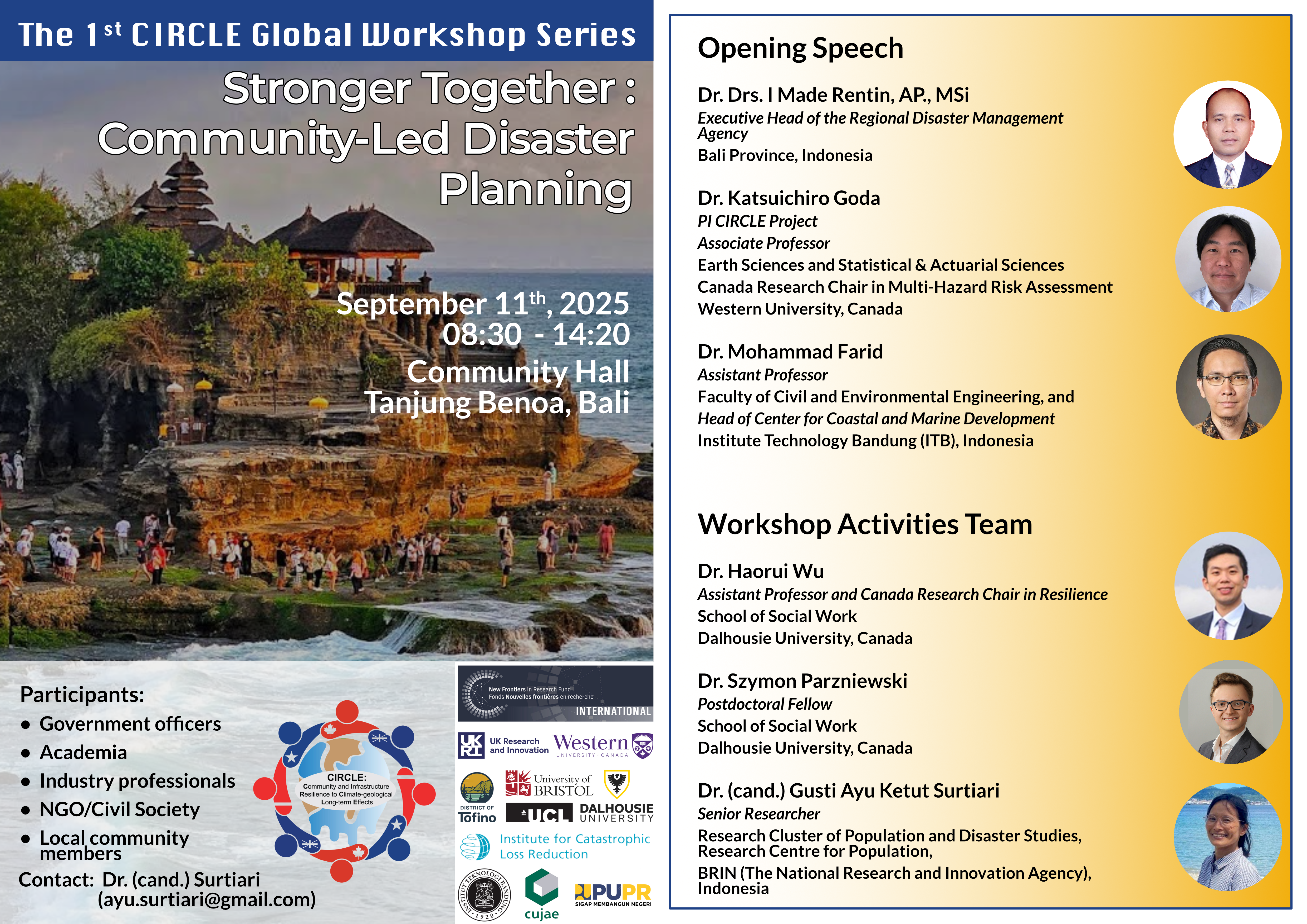 Bali Workshop Flyer