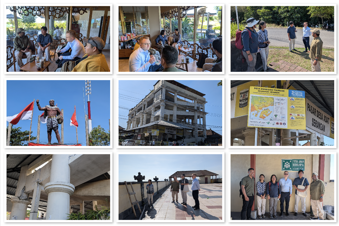 Tsunami Early Warning & Evacuation Site in Serangan, Bali