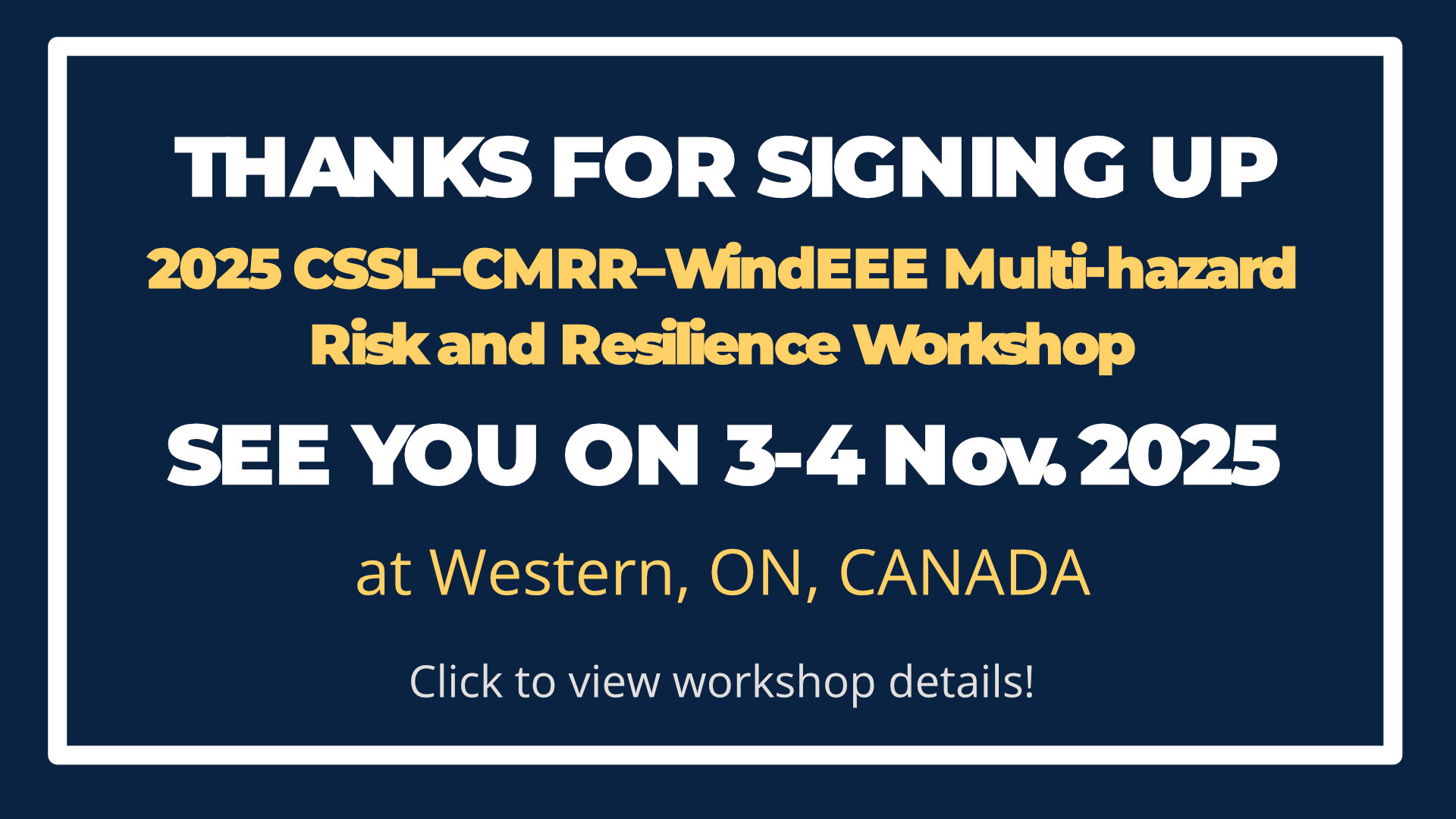 2025 CSSL-CMRR Workshop