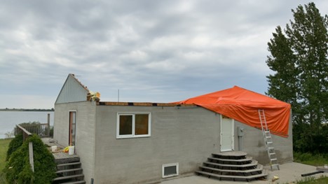 Blackstrap Lake damage