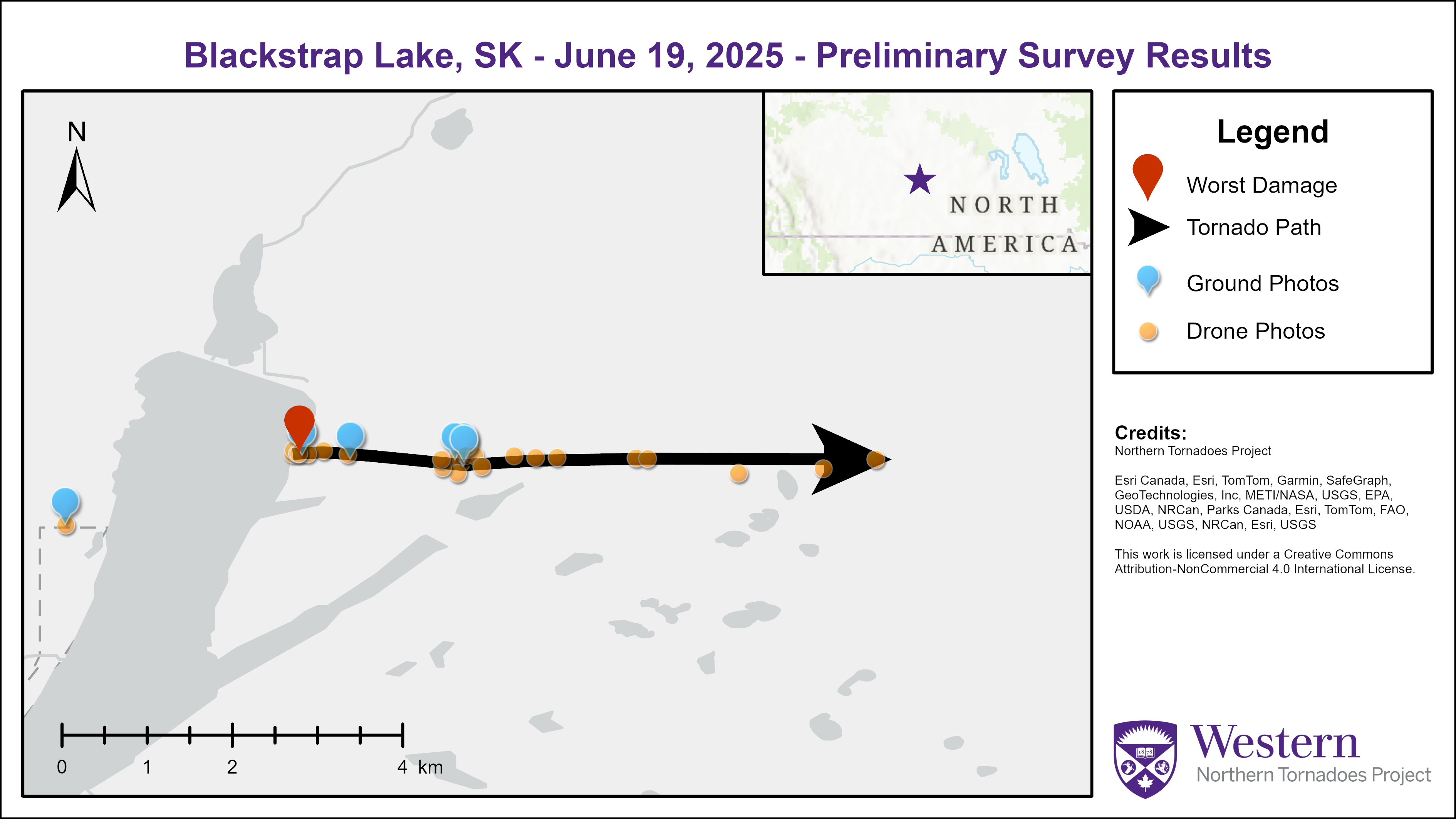 Blackstrap Lake survey map