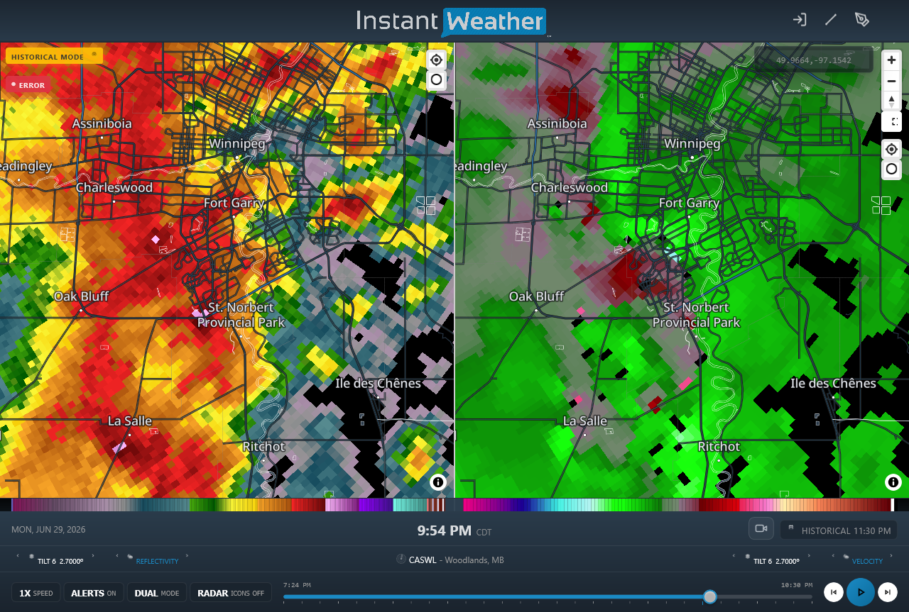 Radar imagery