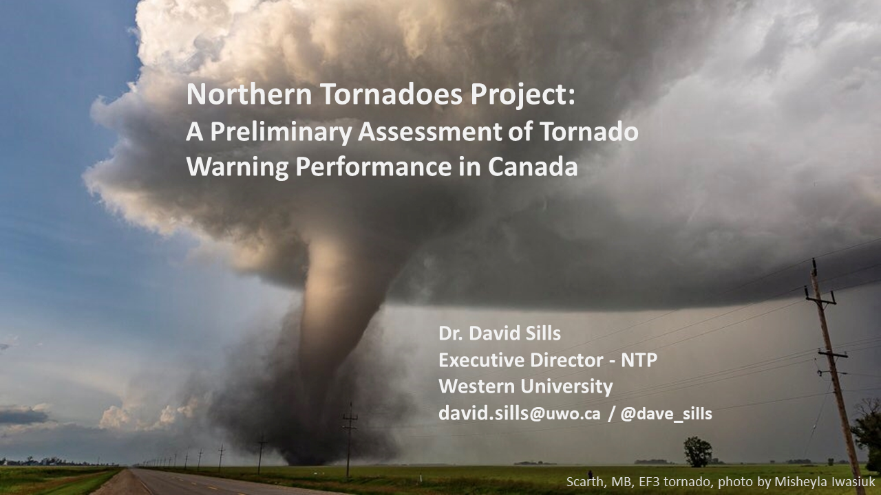 NTP Tornado Warning Performance Assessment NTP Tornado Warning Report