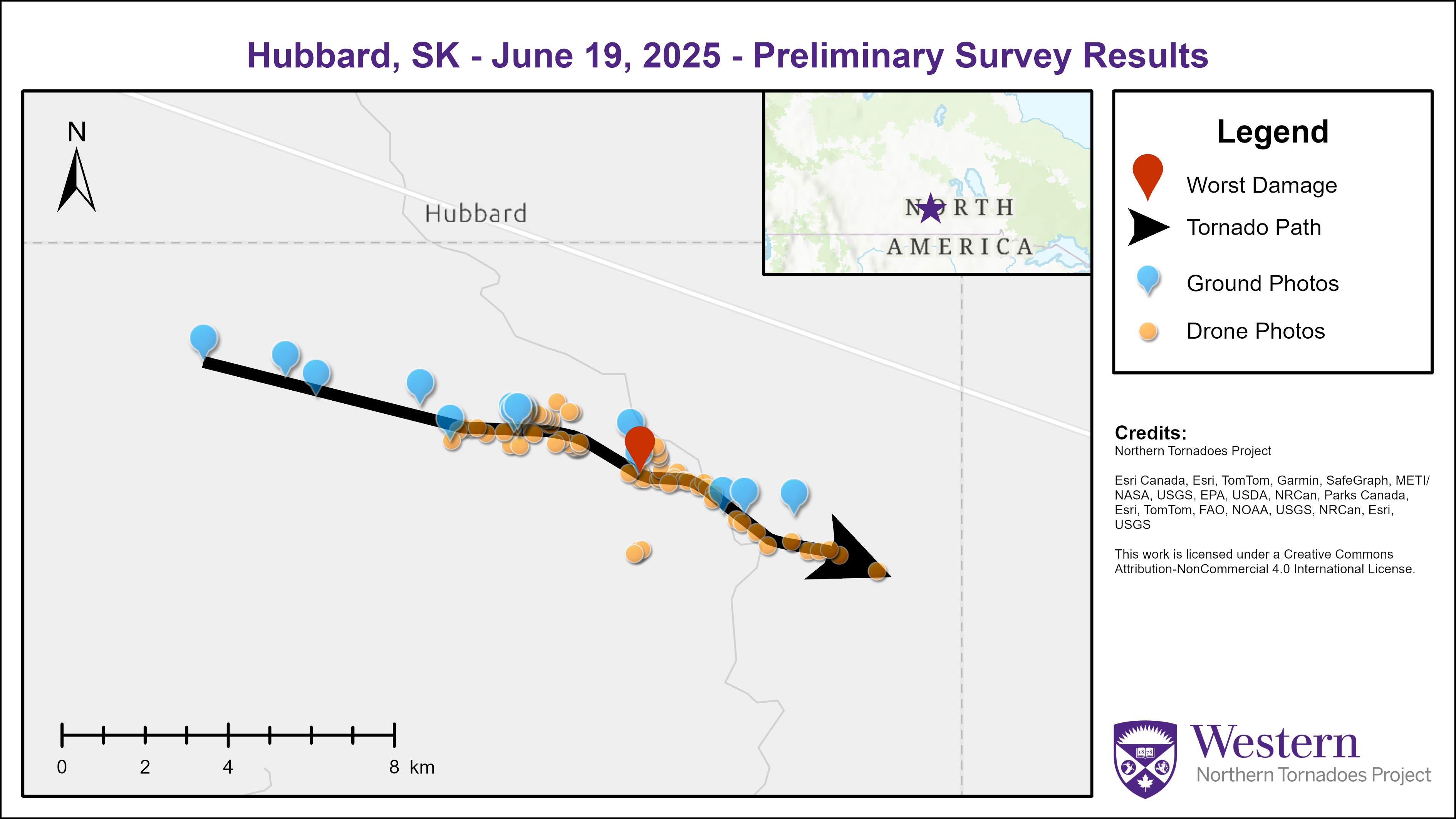 Hubbard survey map