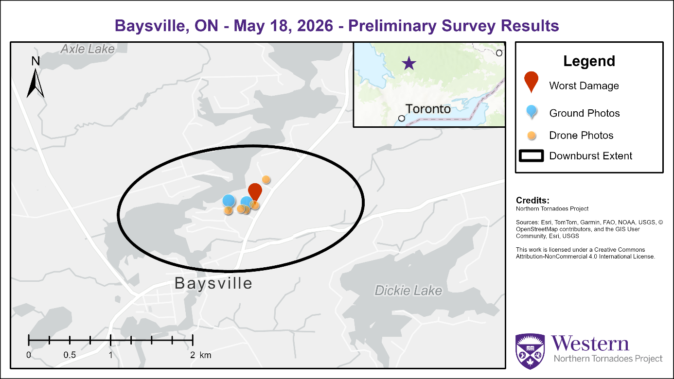 Survey summary map