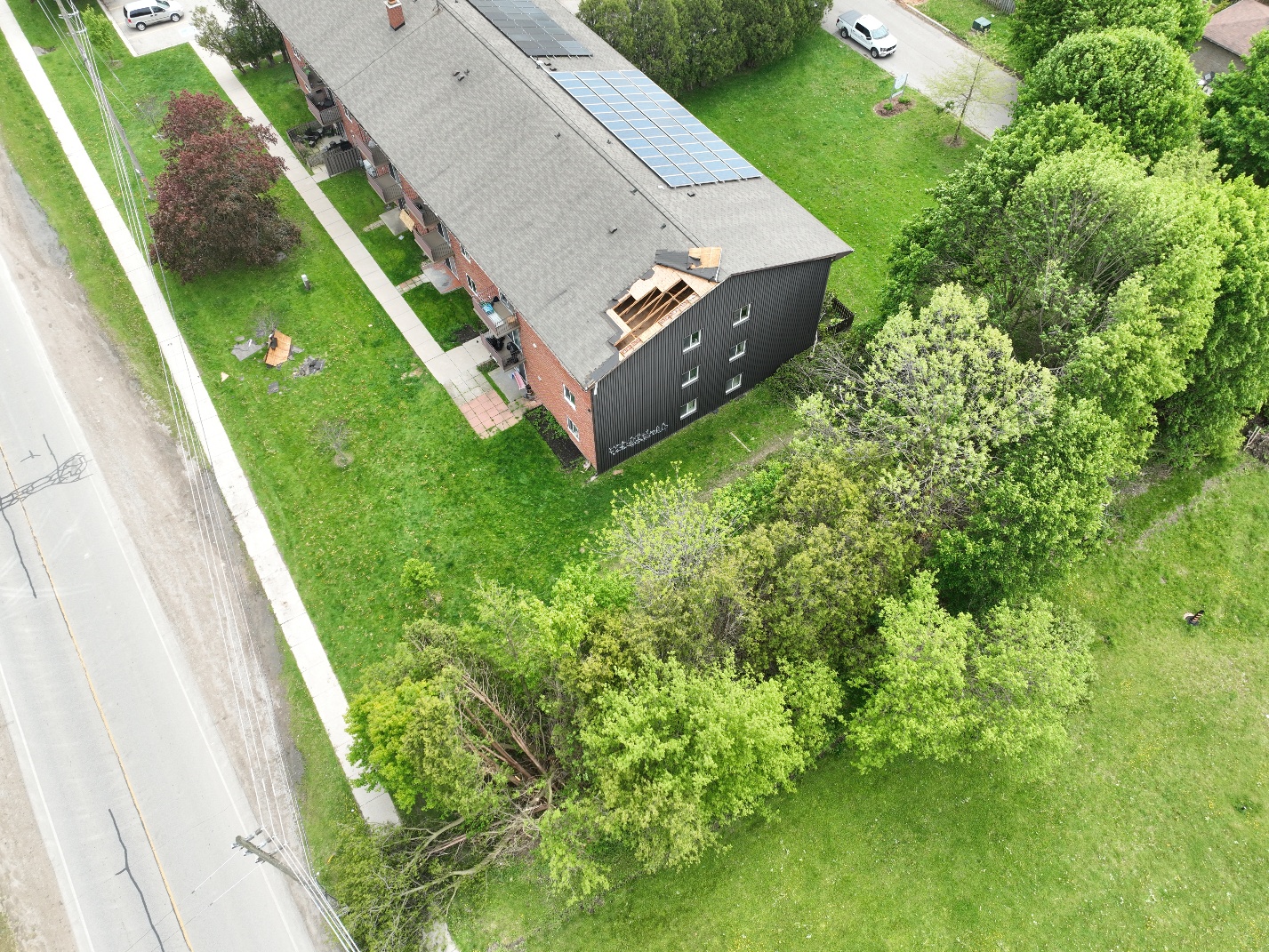 Downburst damage photo