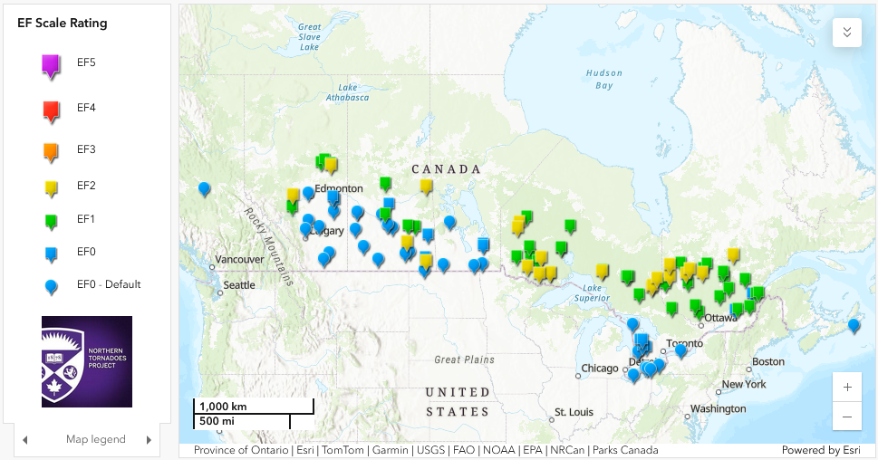NTP 2025 tornado map