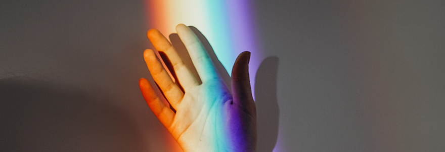 Hand in Rainbow