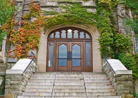 Front of Lawson Building on Western's Campus