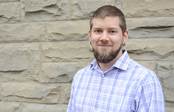 Western Research Chair Dan Lizotte looking at the camera