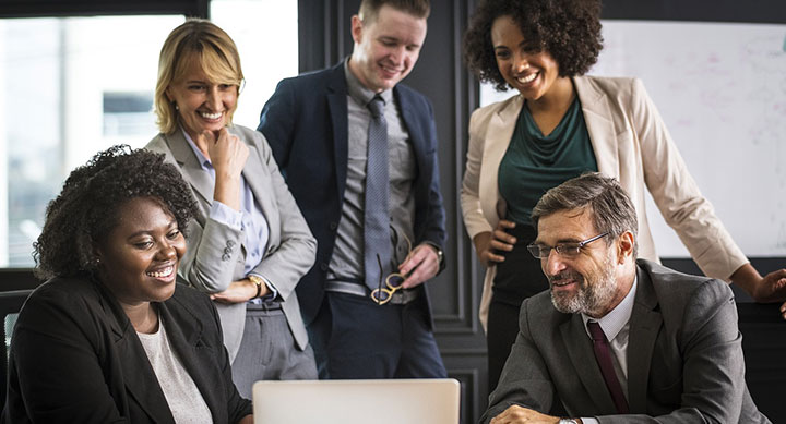 Group of people in business attire