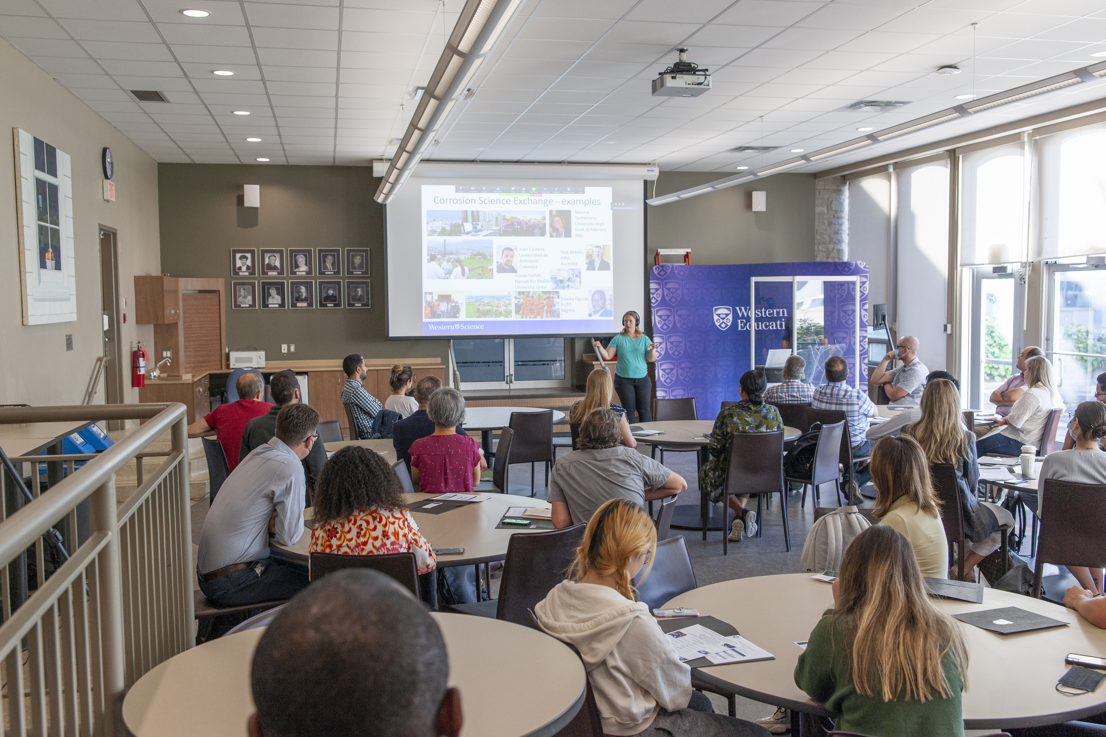 Audience viewing presentation by Yolanda Hedberg