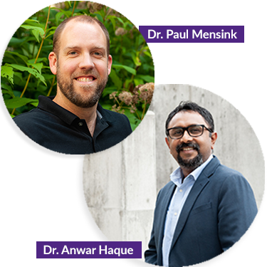Paul Mensink and Anwar Haque