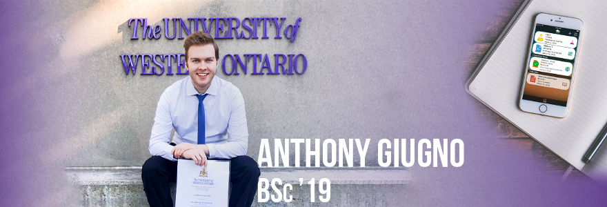 Anthony Giugno with Diploma