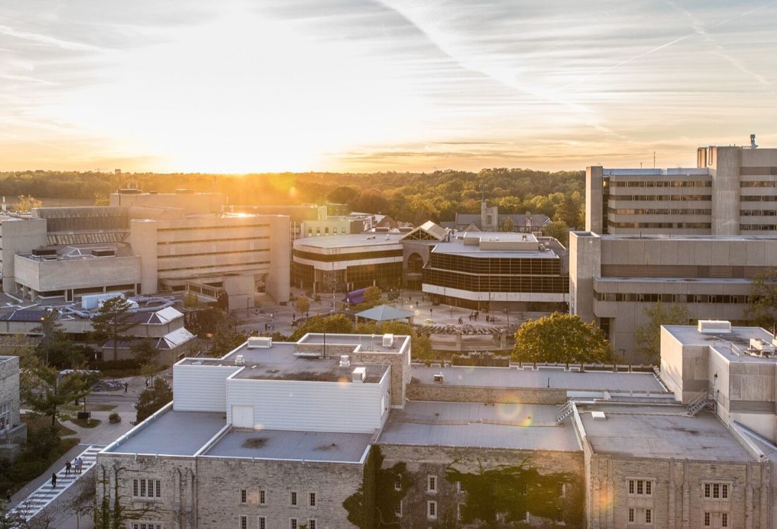 Sunrise over Western's Campus